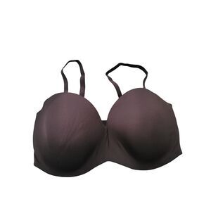 Maidenform Underwired Padded Bra 40DDD Womens Plus Size Black Full Coverage